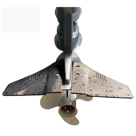 Two Pack Marine Grade Stabilizing Fins For Outboard Motors Up To 150HP Boost Speed Balance And Stability With External Hydrofoil