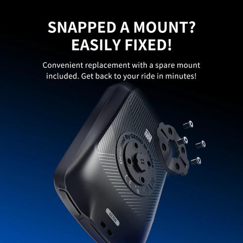 Back view of the 2.8 Inch Color Screen Bike Computer With Wireless Navigation and Reroute Planning WiFi Auto Sync ANT Plus Bluetooth Fast GPS