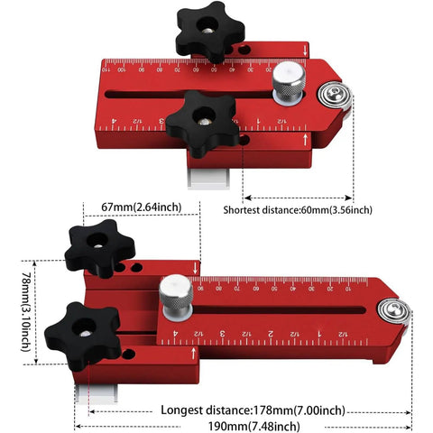Thin Ripping Jig Made From Aluminum Alloy For Table Saw Router And Band Saw With Wide T Track And Miter Slot Compatibility