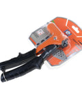 Heavy Duty Manual Pop Rivet Tool Kit With Ergonomic Rubber Coated Handle And Lockable Grip Pro Grade Drill Bit Set 3/32, 1/8, 5/32, 3/16