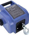 Heavy Duty 12V Electric Boat Winch With Wireless Remote, 6000 Lbs Rolling Capacity For Trailer Truck Marine Use Auto Brake System, high power pulling winch with hook and handle.