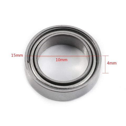 10-Pack Thin Section Double Shielded Ball Bearings Crafted From Premium Steel Built Tough For Tight Squeezes And Keeping Things Smooth With Zero Wobble Daily