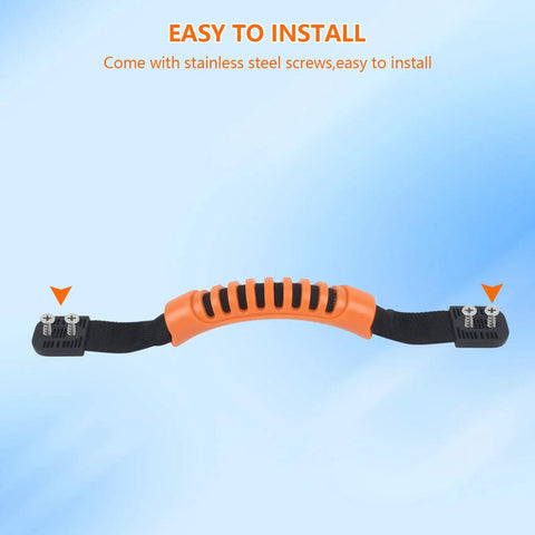 4 Pack Kayak Carry Handles With Screws 2 Hole Replacement Handles For Canoe Boat Side Mount Carrying Handles Durable Orange