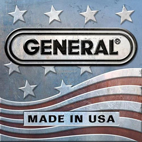 General Tools brand logo with Made in USA banner on a waving American flag background (front view).