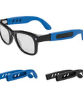 Silicone Eyeglass Ear Grips For Ray Ban Meta Smart Glasses Gen 1 And Gen 2 Anti Slip Ear Hooks in Black and Blue