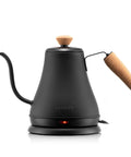 27oz Gooseneck Electric Water Kettle For Pour Over Coffee And Tea, Stainless Steel Matte Black, Easy Pour