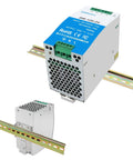 Workhorse 24V 5A DIN Rail Switching Power Supply 120W for PLCs, sensors, relays with DIN rail mount visible