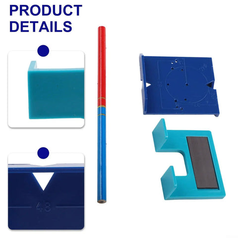 Cabinet Hinge Mounting Clamp With 2mm Precision Alignment For Quick And DIY Friendly Door Panel Setup components view