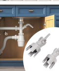 Heavy Duty Oumefar Pipe Threading Kit With Double Function For Cutting Threads Fast On Pvc And Mpp Plastic Pipes 1 2 In 3 4 In Sizes. under sink pipe threading tool