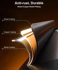 Cross-section view showing nickel-copper-nickel plating of 10 Pack Ultra Thin Magnetic Door Catches For Cabinets And Drawers