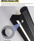Motion sensor LED module on aluminum railing, automatically lights up within 2-3 meters for safety at stairs and balconies. Transform Your Space With This Game Changing Indoor Aluminum Railing Kit Featuring Smart Motion Sensor Activated Led Lights And Heavily Reinforced 1.4 Millimeter Bars For Stairs Balconies Decks And Super Slick Home Upgrades.