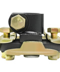Chevy GMC Steering Coupling Rag Joint 205 for 3/4 inch 26-spline shaft with zinc coating, showing detailed front view angle.