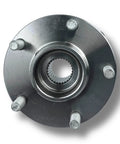 Pair Front Wheel Bearing Hub Assembly Fits Altima 2007 2008 2009 2010 2011 2012 And 2013 Altima 2.5L Coupe With Encoder ABS 5 Lug Front Left And Right Ready To Install Drop In Replacement For 2.5L 4 Cylinder Models Only, showing front view of metal hub with bolts.