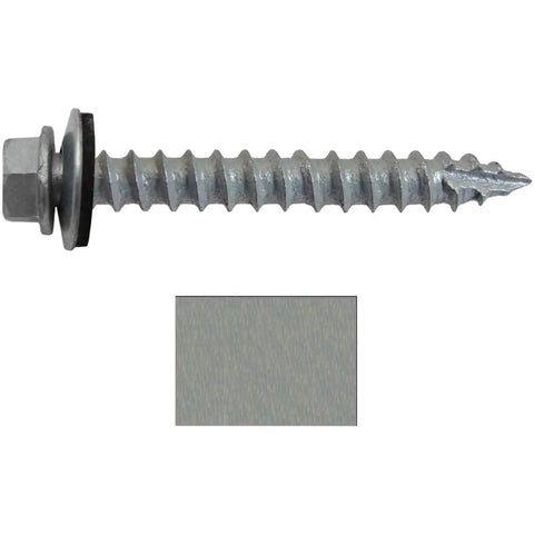 Size Fourteen Two Inch 250 Pack Galvanized Hex Head Metal Roofing Screws With EPDM Washer For Sheet Metal And Corrugated Roofs