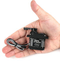 Hand holding 70Kg Digital RC Servo With Metal Gears, 180 270 360 Degree Rotation, IP68 Waterproof, Brushless Motor, High Torque