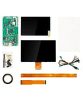 Top Shelf 10 Point 1 Inch Lcd Display Replacement Panel Featuring Hella Sharp 14K Resolution For Resin 3D Printing Saturn Models. Display components layout.