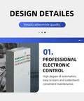 Hook Type Shot Blasting Machine For Agricultural Parts control panel with multiple buttons in farm equipment shop