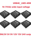 Kickstart Your Setup With This Heavy Duty 40 Watt Dcdc Switching Power Supply Module Featuring True Isolated Conversion And Quick Voltage Tweaks For Frictionless Ev Charging Builds Today. Display of six black 40W DC-DC converters with multiple output voltages.