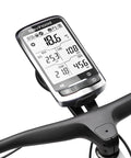 Ultra Thin GPS Bike Computer With 2.3 Inch Laminated Screen Wireless IPX7 Waterproof Bluetooth ANT Plus Cycling Computer on handlebars