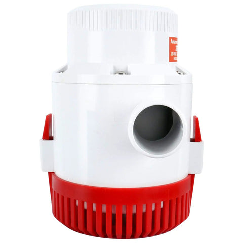 High Flow 3700 GPH 12V Boat Bilge Pump Submersible Marine Electric Pump For Fast Bilge Removal, Low Current Power, Compact Yet Beast Mode Design For Small Craft And Deep Bilges