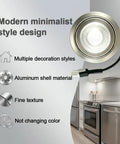 2 PCS Range Hood LED Recessed Light, 12V DC 3W 6000K Kitchen Downlight in modern aluminum design