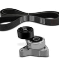 Serpentine Belt Drive Kit for Honda CR-V 2009 2.4L and Acura TSX 2007 2008 2.4L Gas Engine showing belt and tensioner