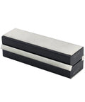 Top Shelf Four Sided Sharpening Stone With Slick Removable Block And Diamond Sand Strips Grit 300 Through 1000 showing size 400# and 000#.