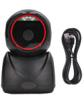 Desktop USB Barcode Scanner With Omnidirectional Reader And Auto Sensing For Fast Checkout, includes cable