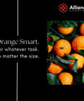 Ultra Pure D Limonene Orange Oil Cleaner And Solvent Two Quart Heavy Duty Degreaser with fresh oranges on display.