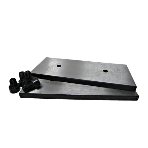 Low Profile Drill Press Vise Built Tough For Precision Drilling, 4 Inch Jaw Width, 4 Inch Jaw Opening, 1.5 Inch Jaw Depth, Model LP4, Hardened V Grooved Jaws For Vertical Or Horizontal Clamping, Durable Cast Iron Construction Tapping And Reaming