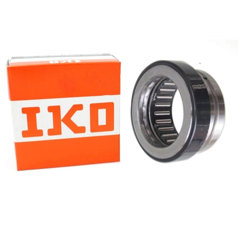 High-rigidity combined needle roller bearing NBXI1730 single unit for linear slide units shown with box packaging.