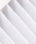 Close-up of Replacement MERV 12 Air Filter For 20x25x5 Systems 2 Pack Fits Lennox X6673 X6675 Actual Size 19.75x24.75x4.38 pleated material