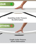 Comparison of Heavy Duty 4ft Folding Table With Steel Legs, A Real Workhorse That Handles Up To 400 Lbs vs. a weaker table under pressure