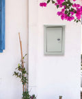 Outdoor Weatherproof Metal Junction Box Electrical Distribution Enclosure 160x300x200mm mounted on a wall