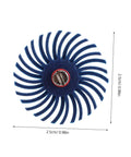 Mini Radial Bristle Disc Buffing Wheel With 3mm Shank For Detail Sanding And Polishing Tasks, 2.5cm diameter, spiral design.