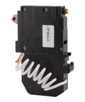 15 Amp Single Pole Arc Fault AFCI Circuit Breaker With Pigtail Neutral 120 240 Volt AC UL Listed 10kAIC For Home Panels DIY Friendly Install Superior Arc Fault Protection, front view