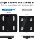 Smart Scale For Body Weight And Fat Percentage With BMI And Muscle Mass Analysis, Full Body Composition Using Bluetooth