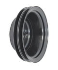 Complete Beefed Up All In One Semi Gloss Black Steel V Belt 2 Groove Long Water Pump LWP Crank Pulleys With Alternator Kit