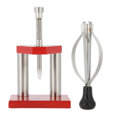 Hand Press And Puller Set For Watches Stainless Steel Precision Watchmaker Tool Kit Adjustable Base Lifter And Pusher Safe