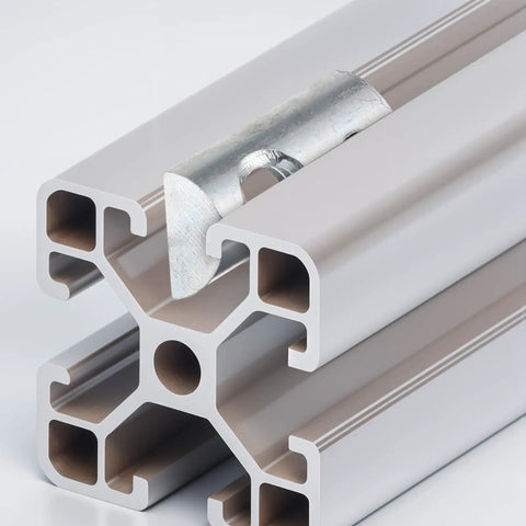 20 Pack 1/4-20 T Slot Nuts With Ball Spring Roll In Steel on 10 Series Aluminum Extrusion
