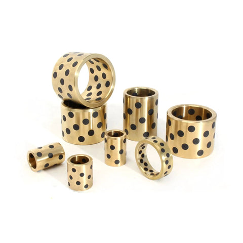 Heavy Duty Graphite Copper Brass Linear Bearing Bushing Oilless Self Lubricating Sleeve Crafted For Rock Solid Performance And Serious Wear Resistance On Every Build