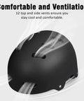 Lightweight Multi Sport Helmet With Hard Abs Shell And Shock Absorbing Foam for Bicycle Skateboard Scooter Roller Skating