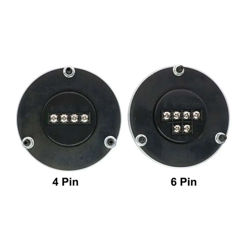 Back view of Pulse Generator Hand Wheel For CNC Machines 5V 12V 24V 6 Pin With 100 Pulse Rotary Encoder showing 4-pin and 6-pin connections.