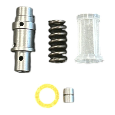Built Tough DPA Pump Rebuild Kit Featuring Heavy Duty Piston Sleeve And Plunger Set Direct Swap Fit For Lucas Delphi Fuel Systems: components including piston sleeve, spring, seal ring, filter.