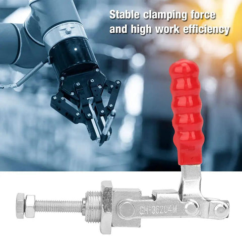 Push Pull Toggle Jig Handle For Quick Clamping And Stationary Jig Tool In Stainless Steel Heavy Duty Durable Elbow Clamp Boss Level Pro Grade Clamp Fixture For Metalworking Easy Install And Versatile Workshop Use, stainless steel 220 mm clamp