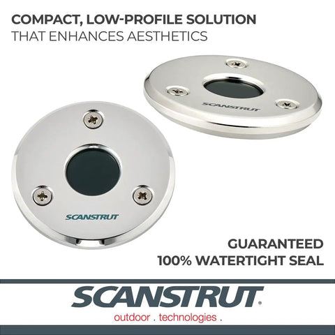 Heavy Duty Low Profile Cable Weatherproof Grommet Crafted From Marine Grade Stainless Steel For Solar Panels And Light Bars Featuring Drop Dead Tough IP68 Watertight Sealing With Zero Hassle Quick Install, showcasing a low-profile stainless steel design.