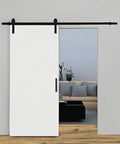 Rustic 12 Inch Barn Door Handle, Heavy Duty Matte Black Square Door Pull With Long Flush Base For Sliding Barn Doors, Gates, Sheds And Garages, Iron Square Rod Design For Firm Grip And Timeless Character