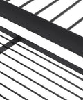 Close-up of heavy gauge steel rack for Heavy Duty Wall Mount Power Tool Organizer Rack With Drill Charging Station.