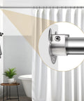 Beefy Heavy Duty Stainless Steel Closet Pole Sockets 20 Pack For 1-1/4 Inch Closet Rods U Shaped Rod Holders With Screws Wall Anchors End Caps Durable Curtain Rod Brackets For Closets And Wardrobes installed holding a curtain rod