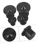 Badass Eight Piece Carbon Steel Dowel Transfer Pin Kit For Woodworker Pros Who Want To Nail Center Marking Exactly And Align Boards Perfectly For Rock Solid Joints Using Plated Steel Centers To Drill Matching Holes Fast On Any Diy Project, black steel pins